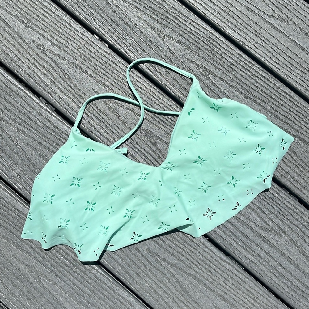 Seafoam Green Bathing Suit Top